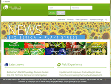 Tablet Screenshot of bioibericanews.com